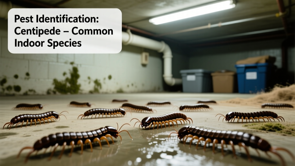Centipedes in Basement: What Pest Is It?