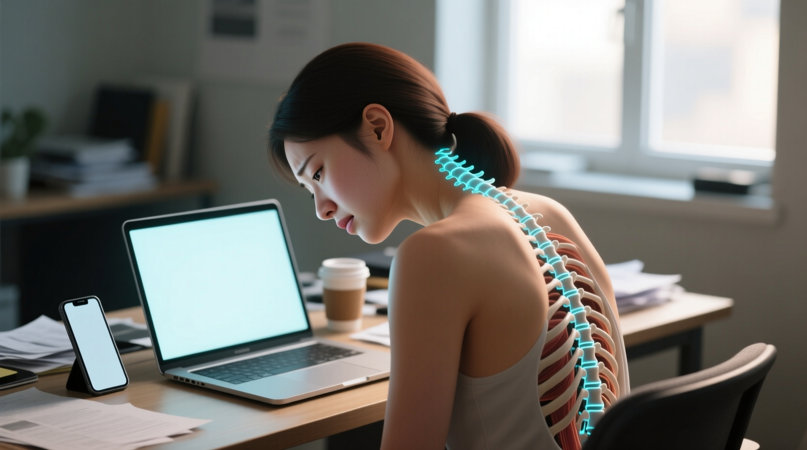 how to fix tech neck