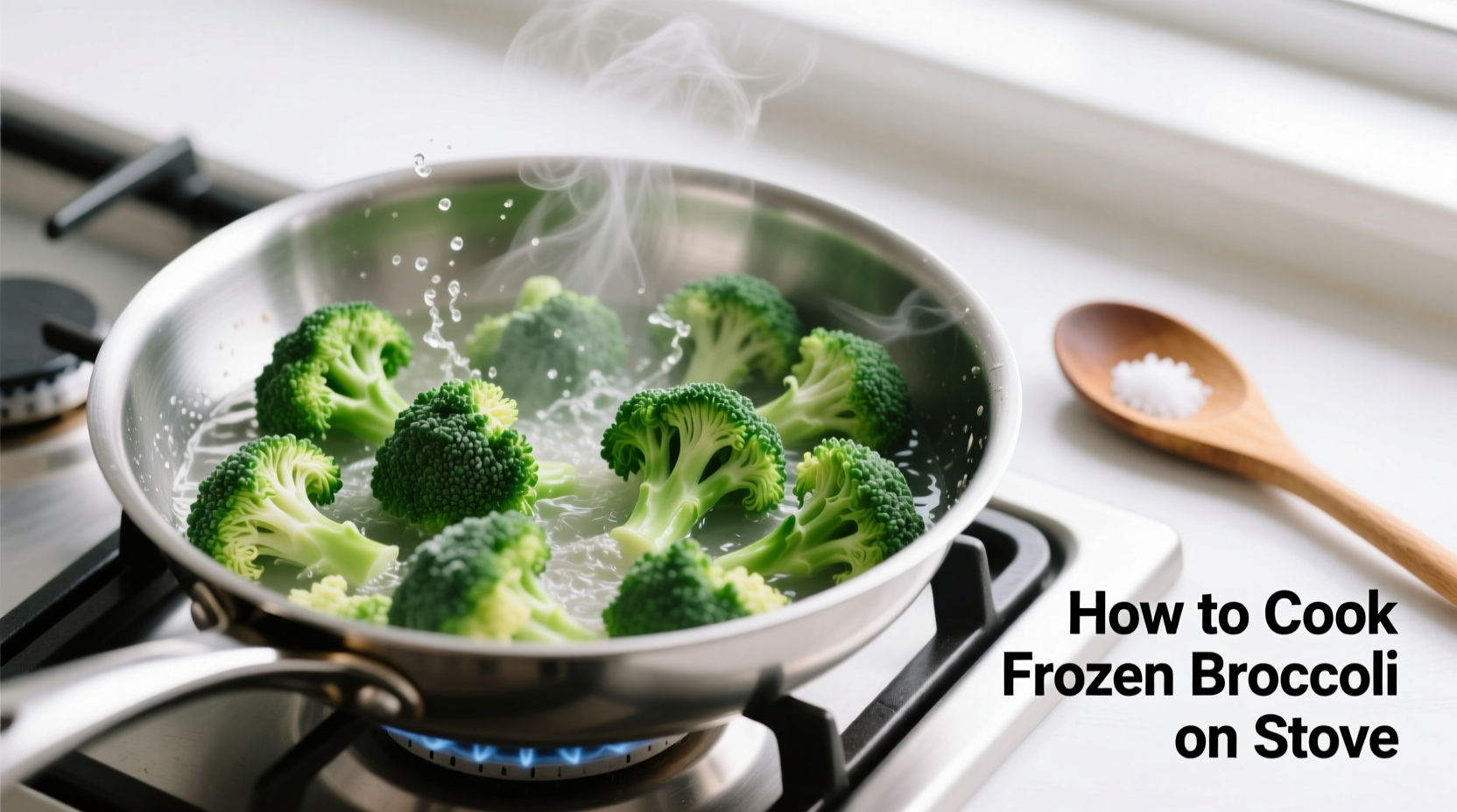how to cook frozen broccoli on stove
