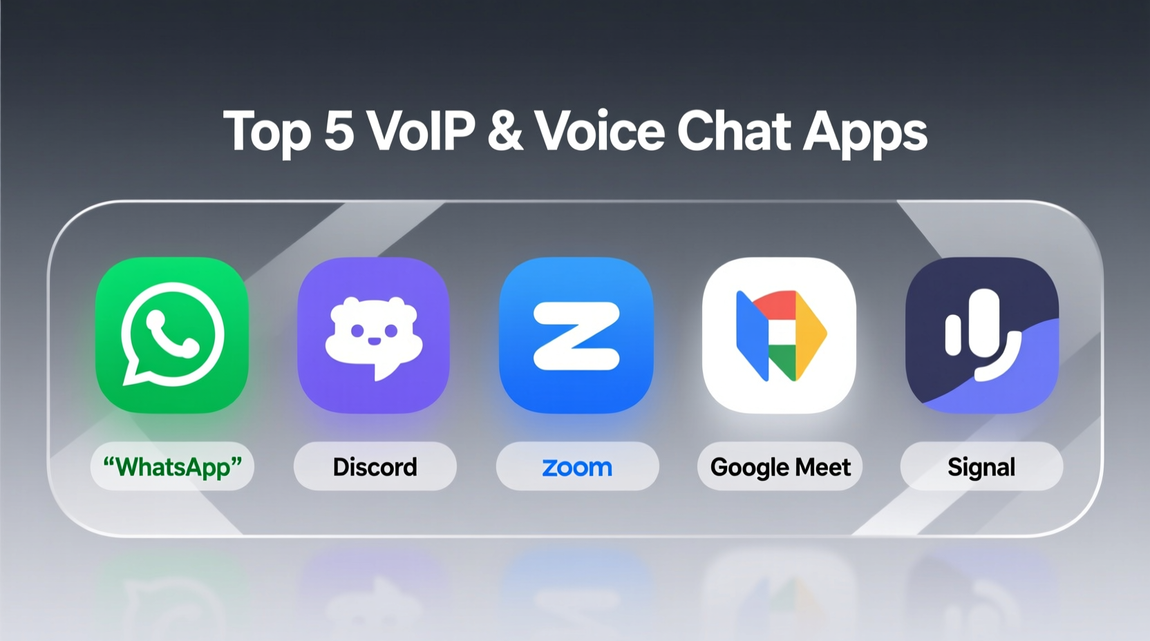 Five Best VoIP or Voice Chat Apps for Tech Efficiency (2024 Benchmark)