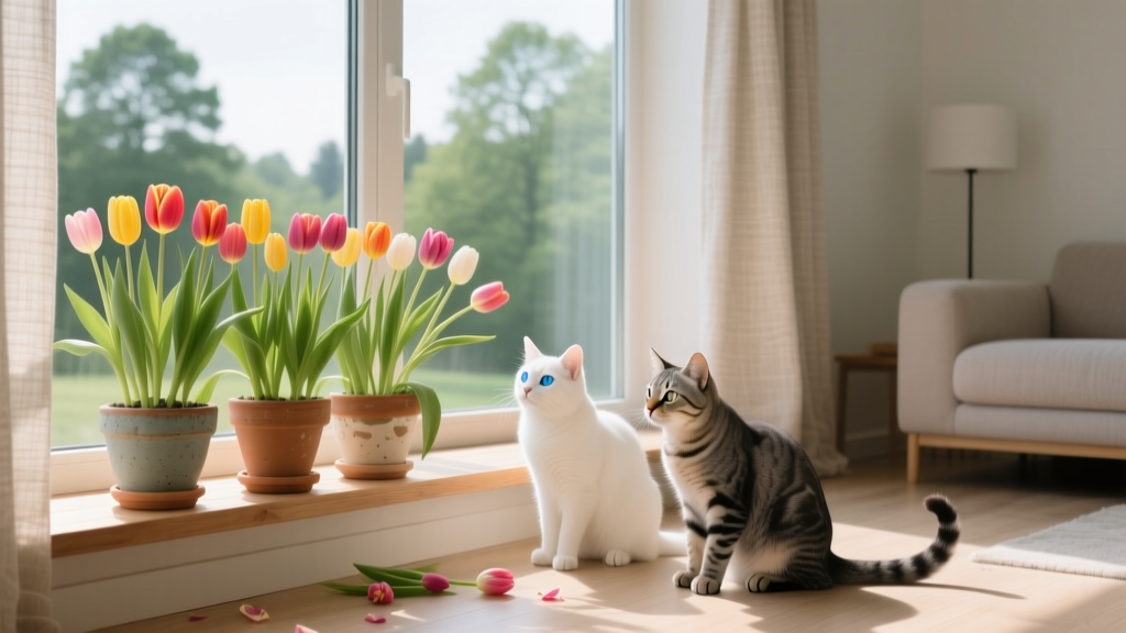 Tulips Indoors with Cats: Safe Growing Guide