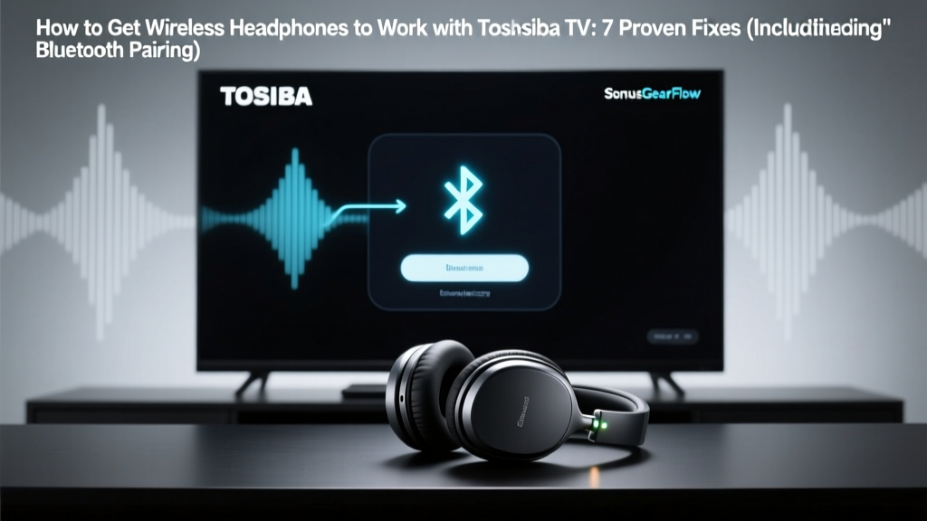 Toshiba TV Wireless Headphones Not Working? Fixes