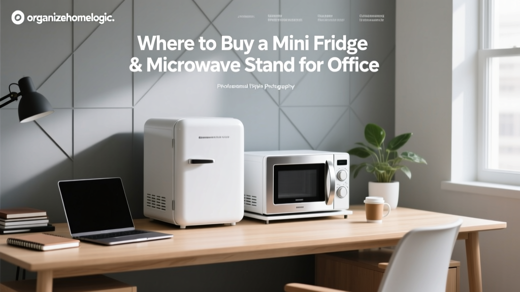 Where to Buy a Mini Fridge & Microwave Stand for Office