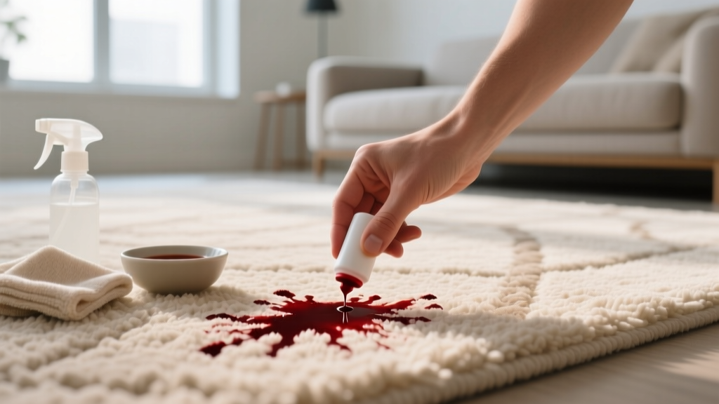 Easy & Tested: How to Get Blood Out of Area Rug Fast