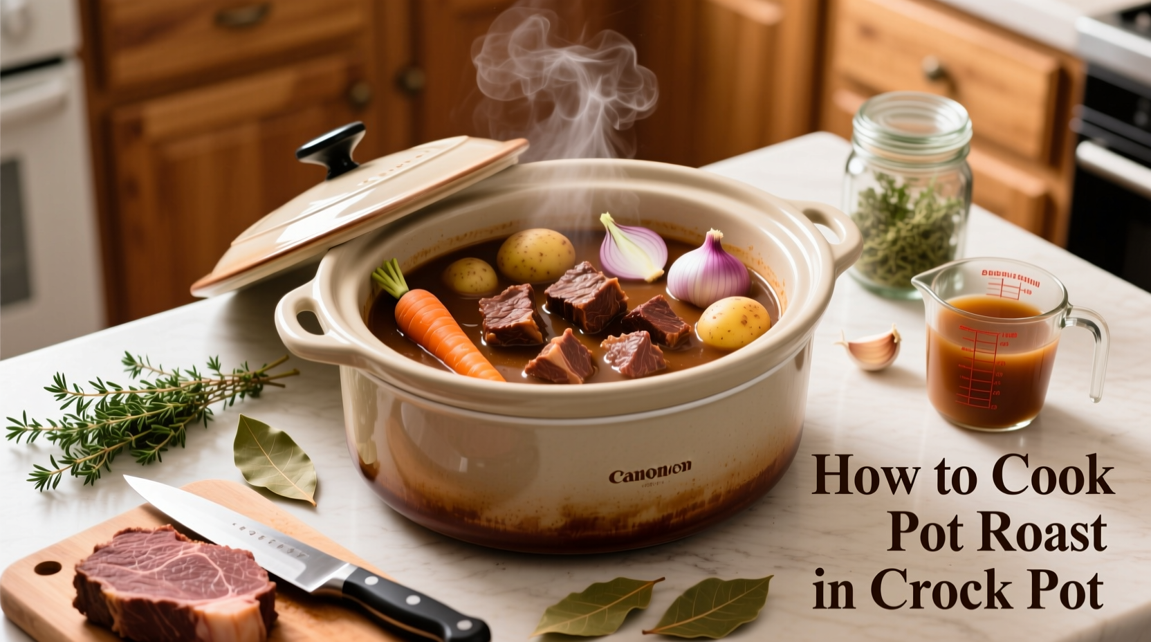 how to cook pot roast in crock pot