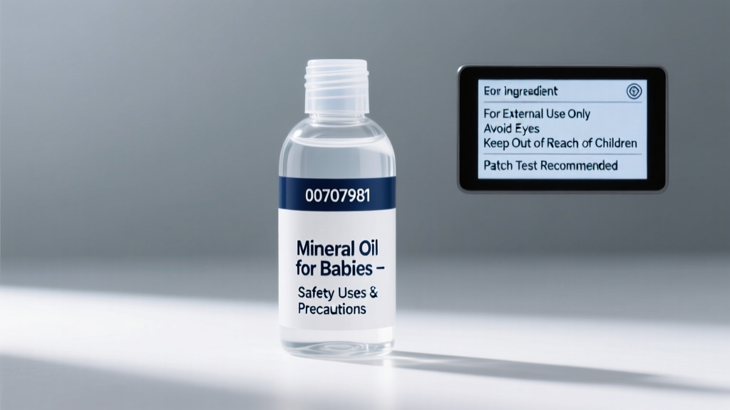Mineral Oil for Babies: Safety, Evidence-Based Uses, and Critical Precautions