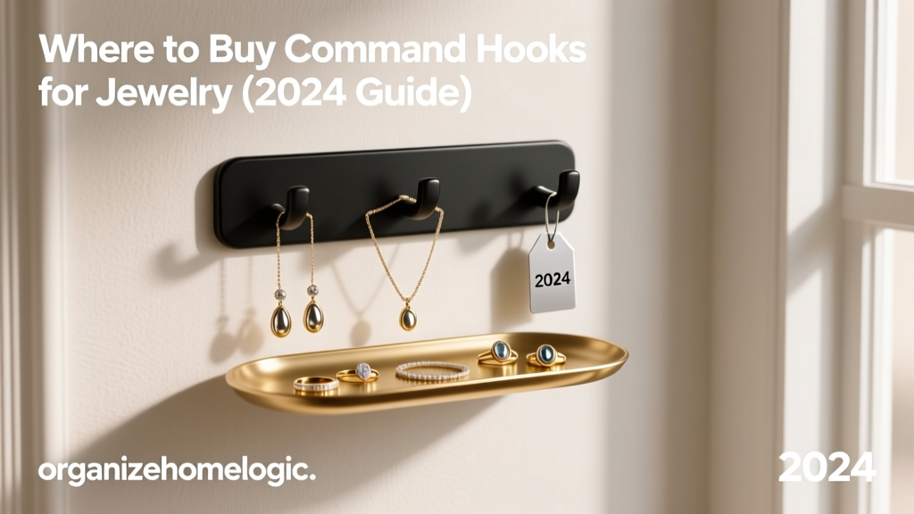 Where to Buy Command Hooks for Jewelry (2024 Guide)