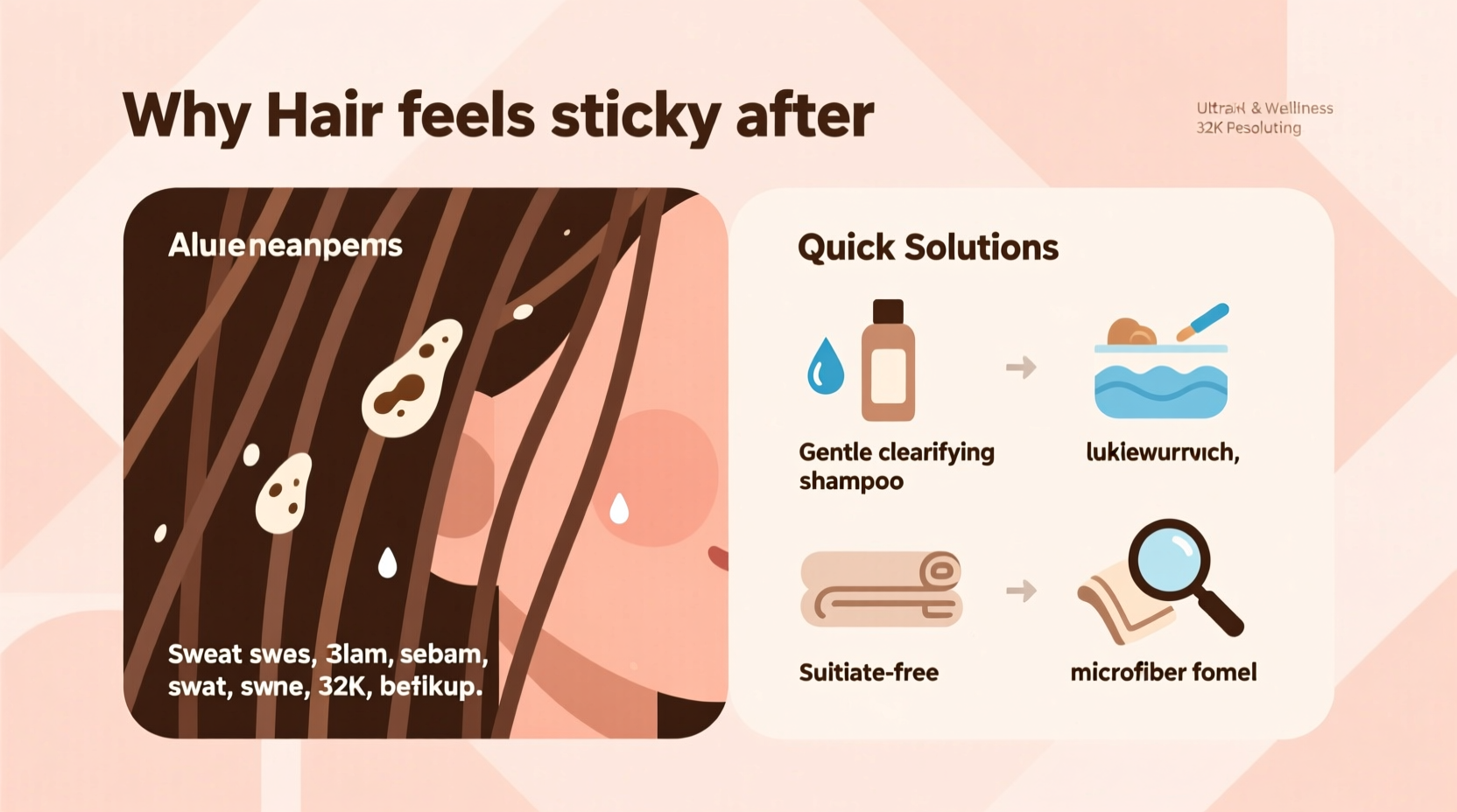 why does my hair feel sticky after washing common culprits and quick solutions