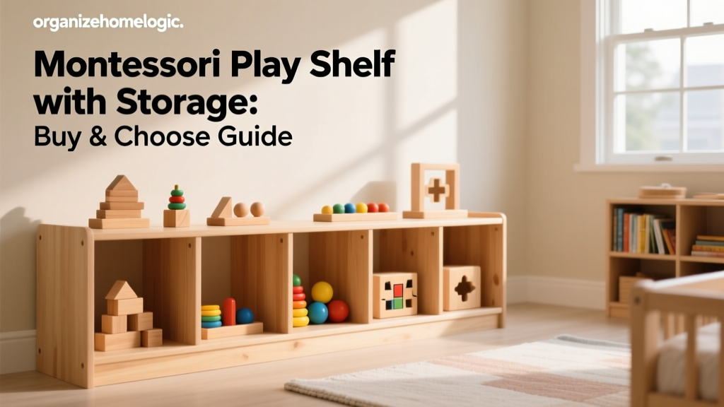 Montessori Play Shelf with Storage: Buy & Choose Guide