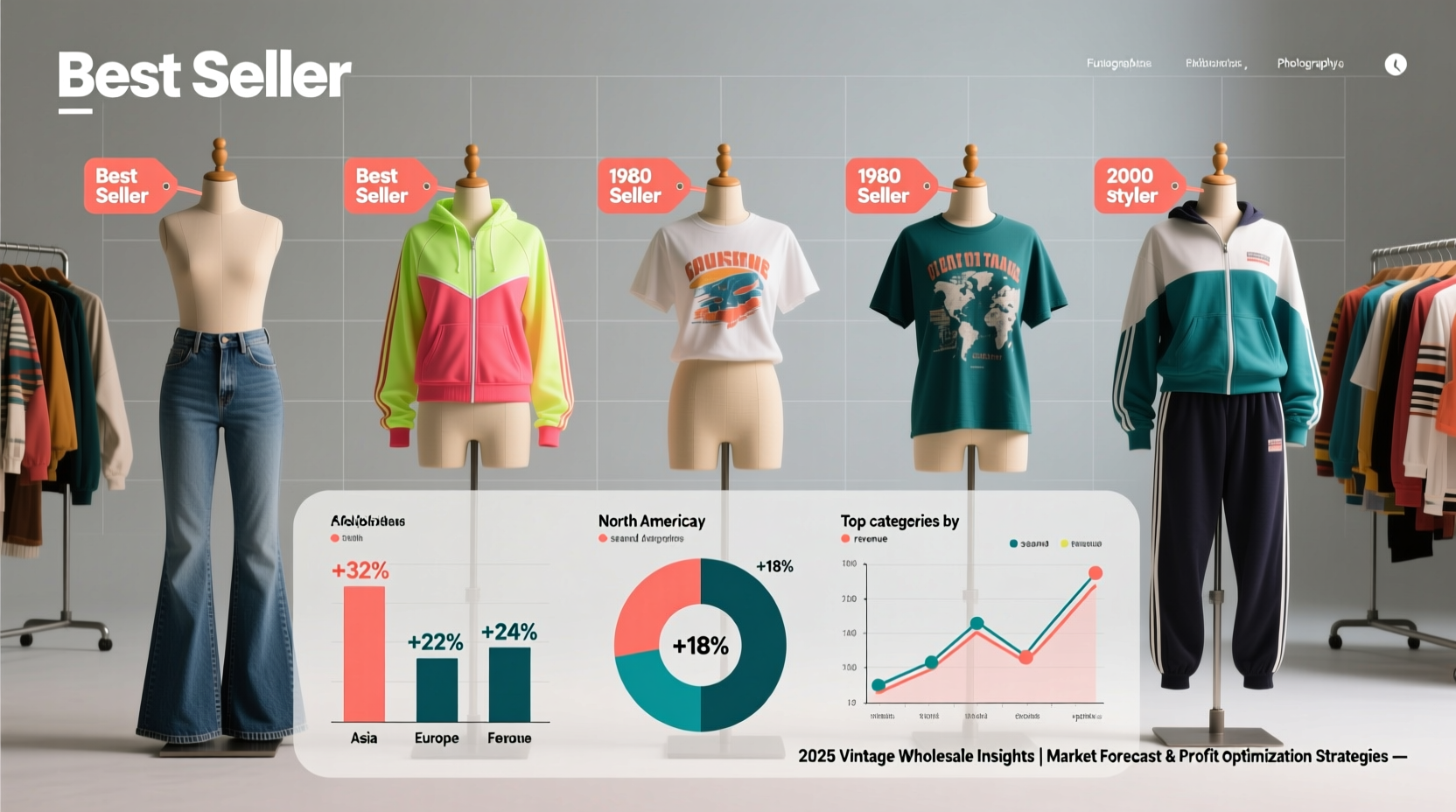 best selling vintage clothes bulk