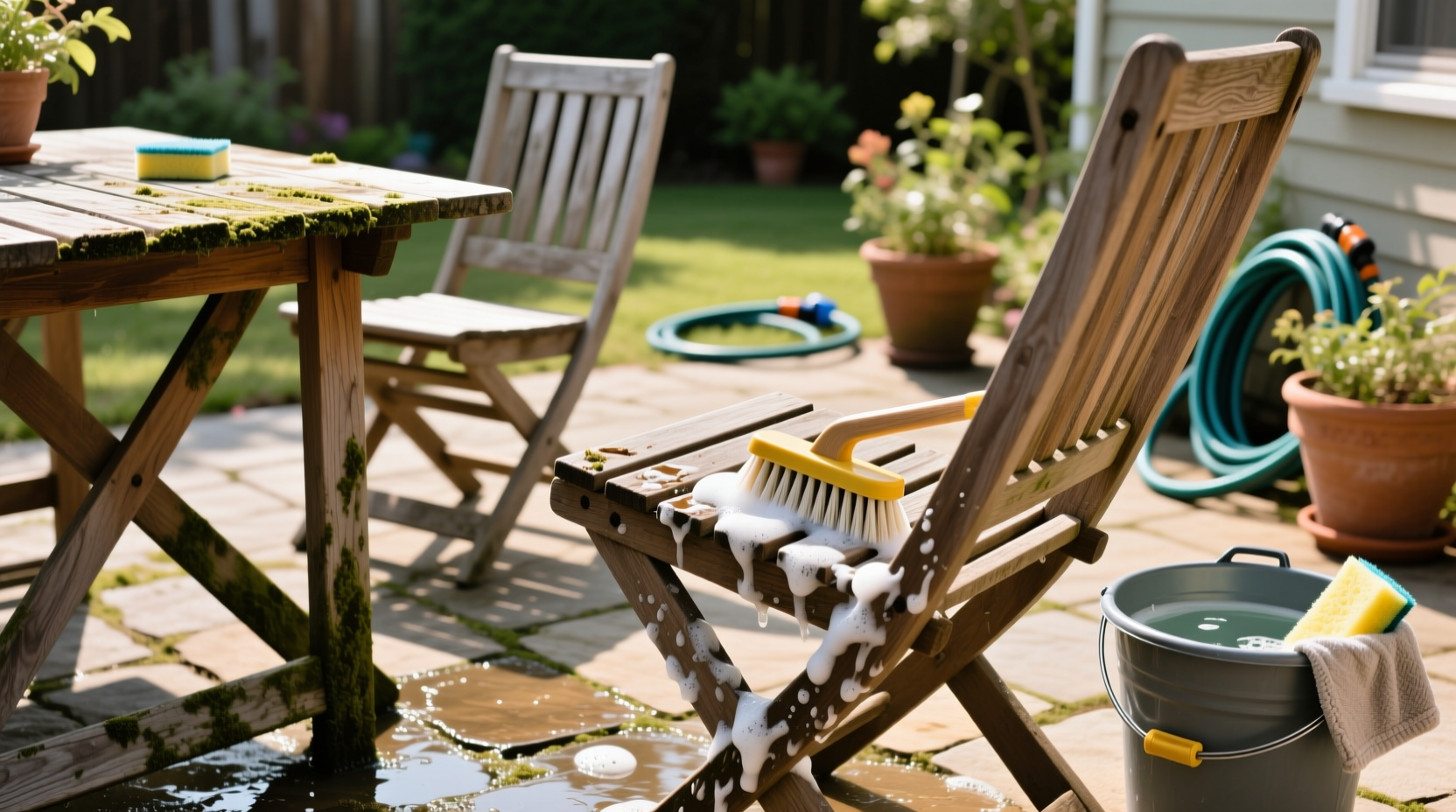 how to clean outdoor furniture