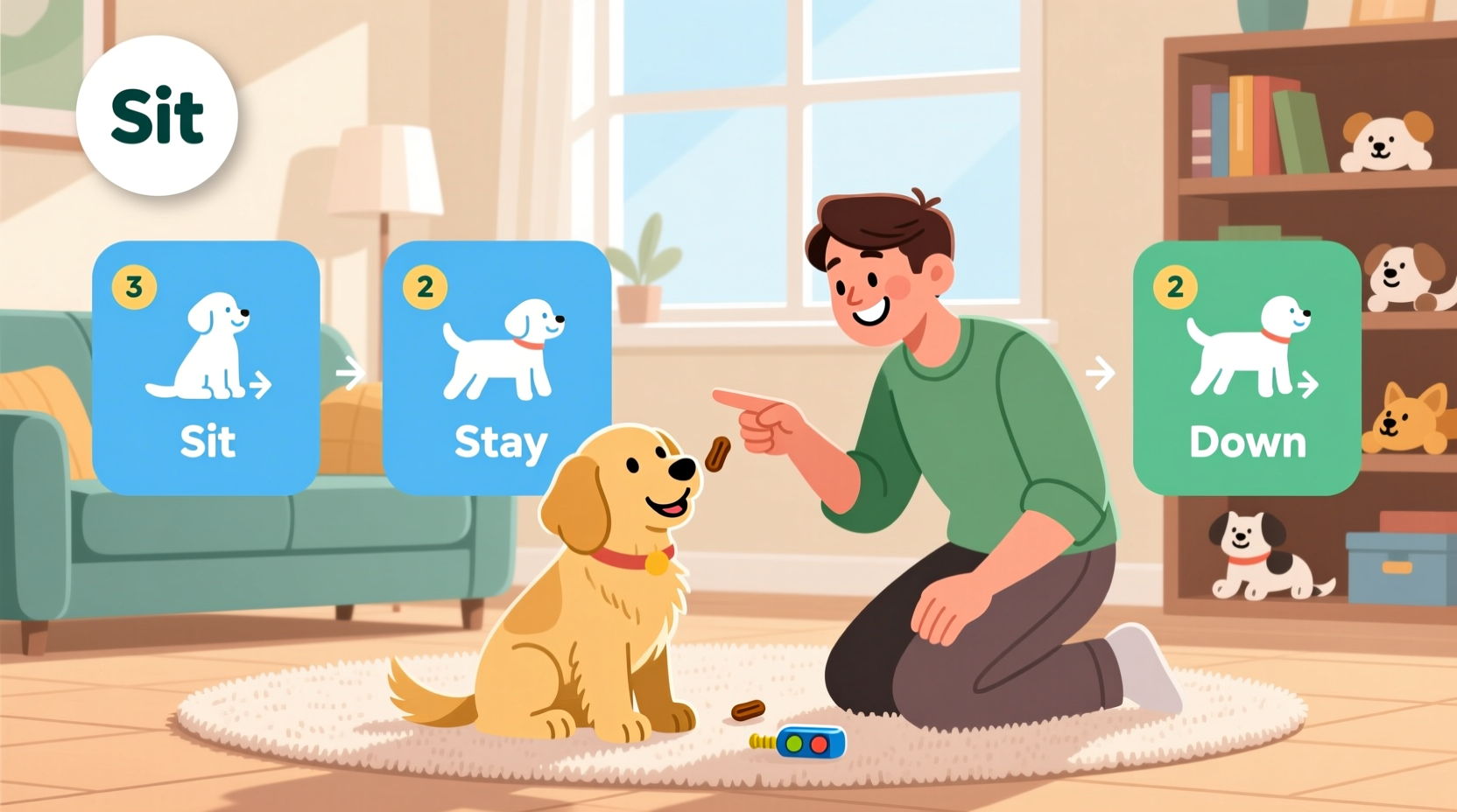 how to teach your puppy basic commands without professional training