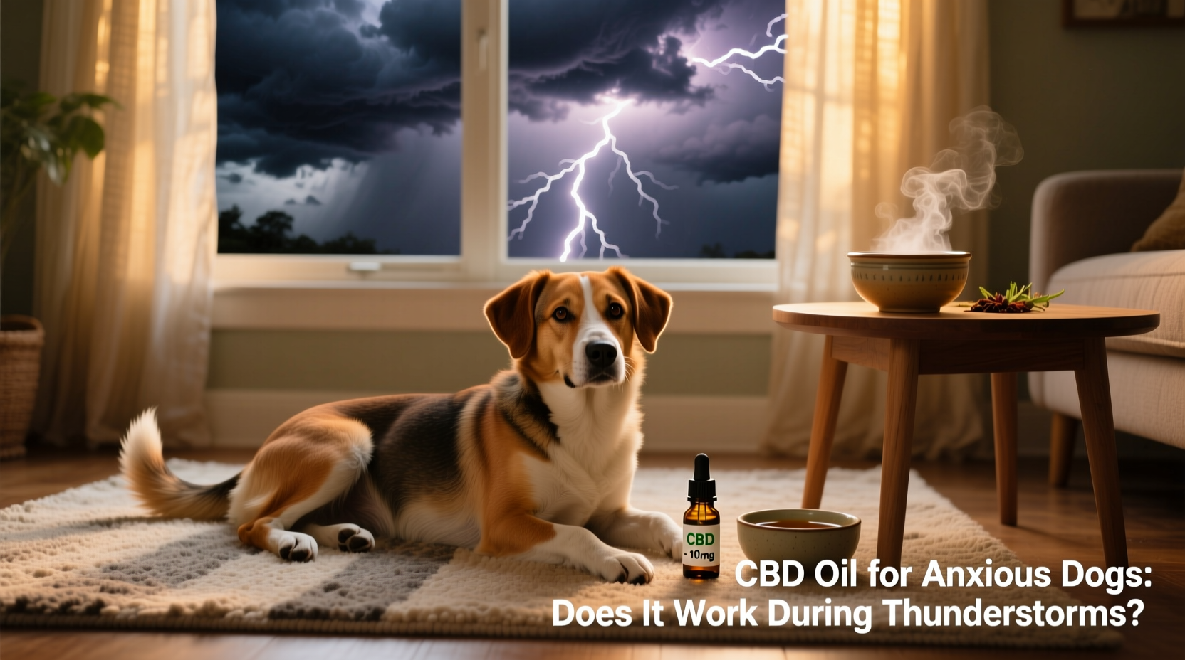cbd oil for anxious dogs does it actually work during thunderstorms