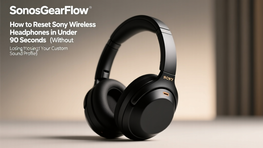 How To Reset Sony Wireless Headphones (2026)
