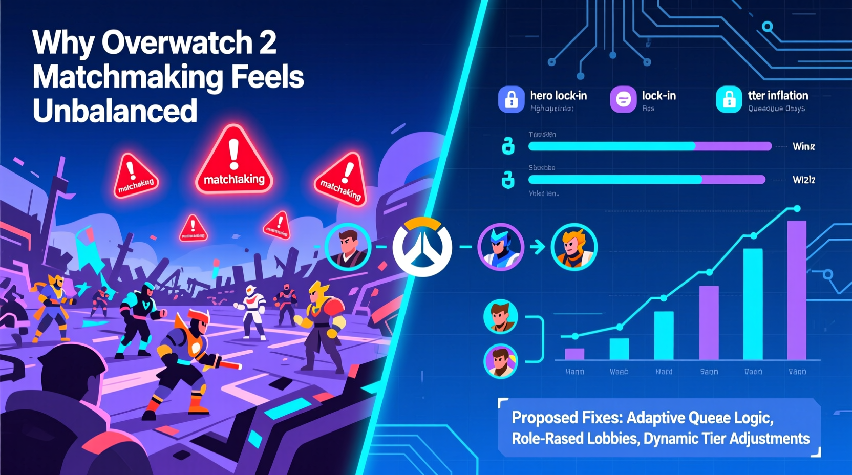 why does overwatch 2 matchmaking feel unbalanced and possible fixes