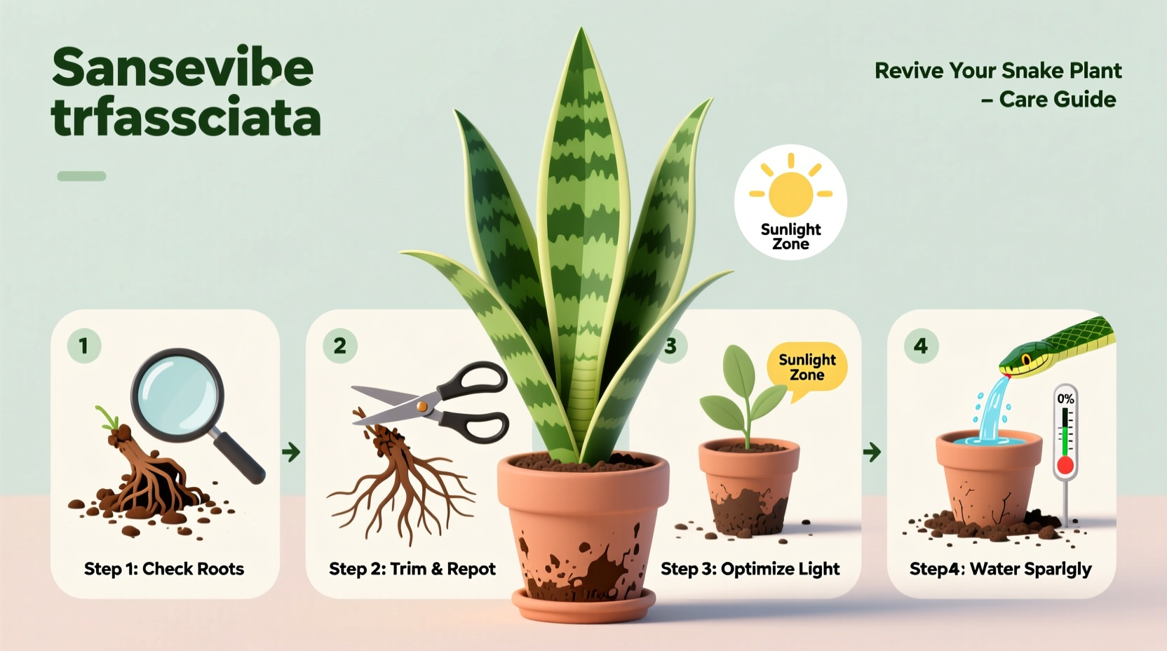 Revive a Dying Snake Plant in 5 Steps | TheHomeSprouts