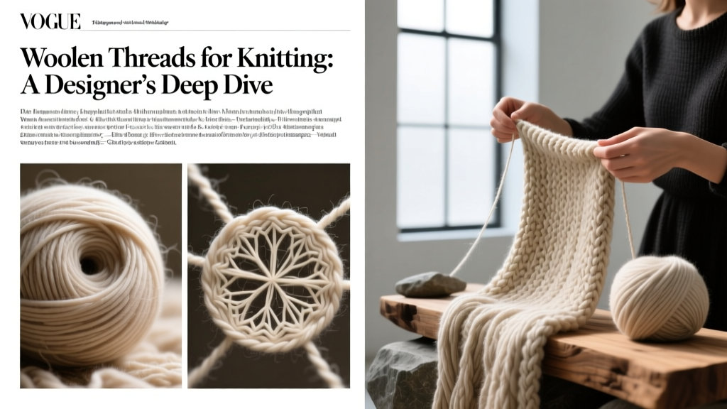 Woolen Threads for Knitting: A Designer’s Deep Dive