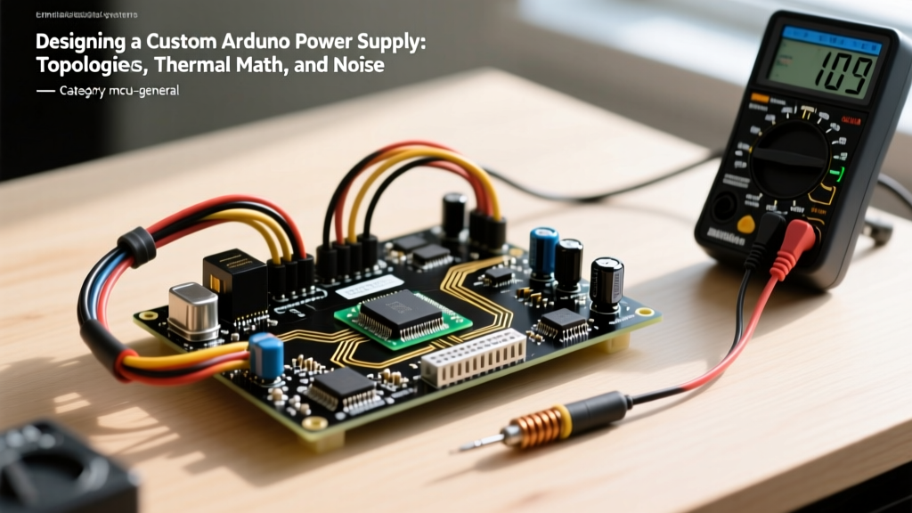 Designing a Custom Arduino Power Supply: Topologies, Thermal Math, and Noise