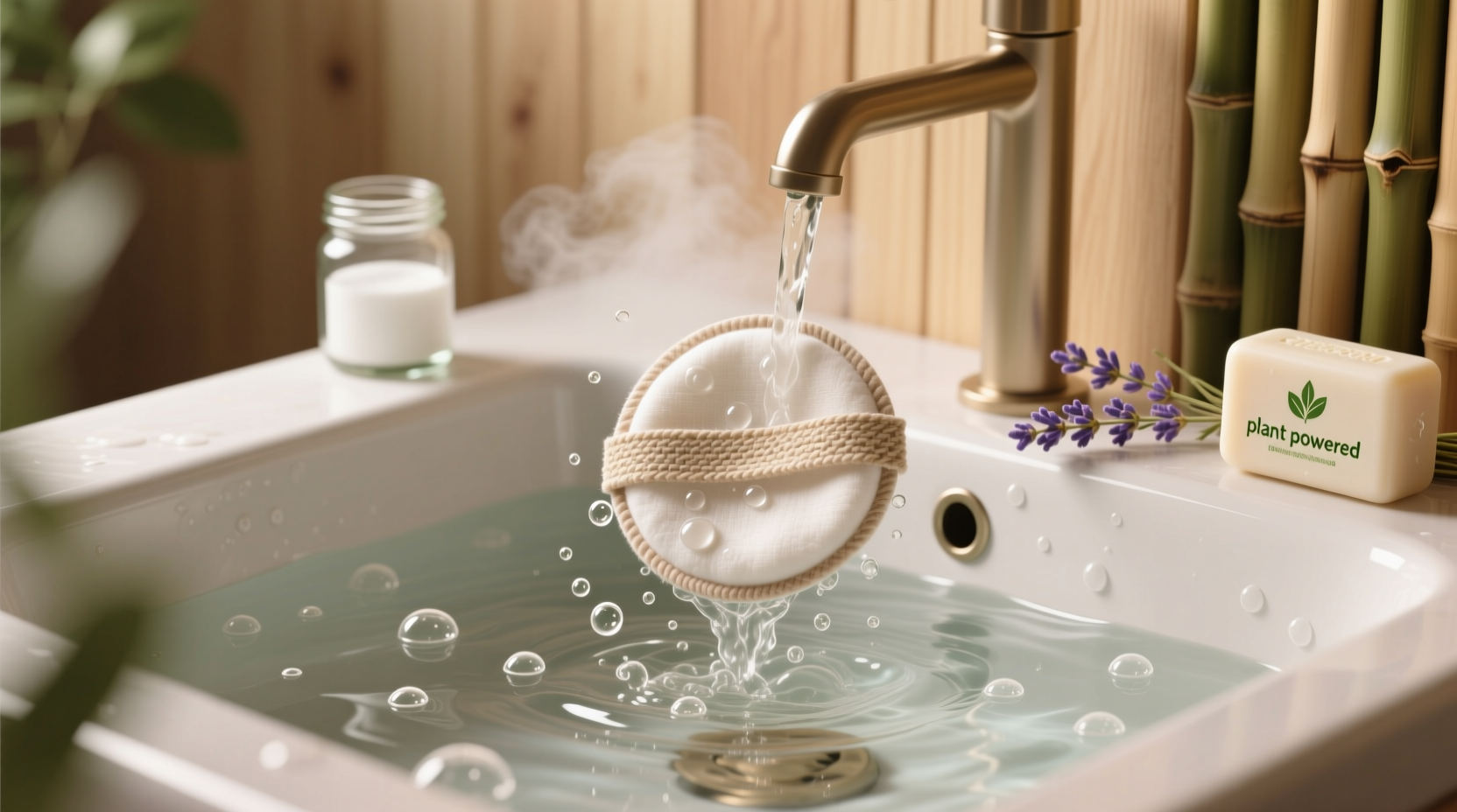 eco friendly cleaning disinfect makeup pads safely