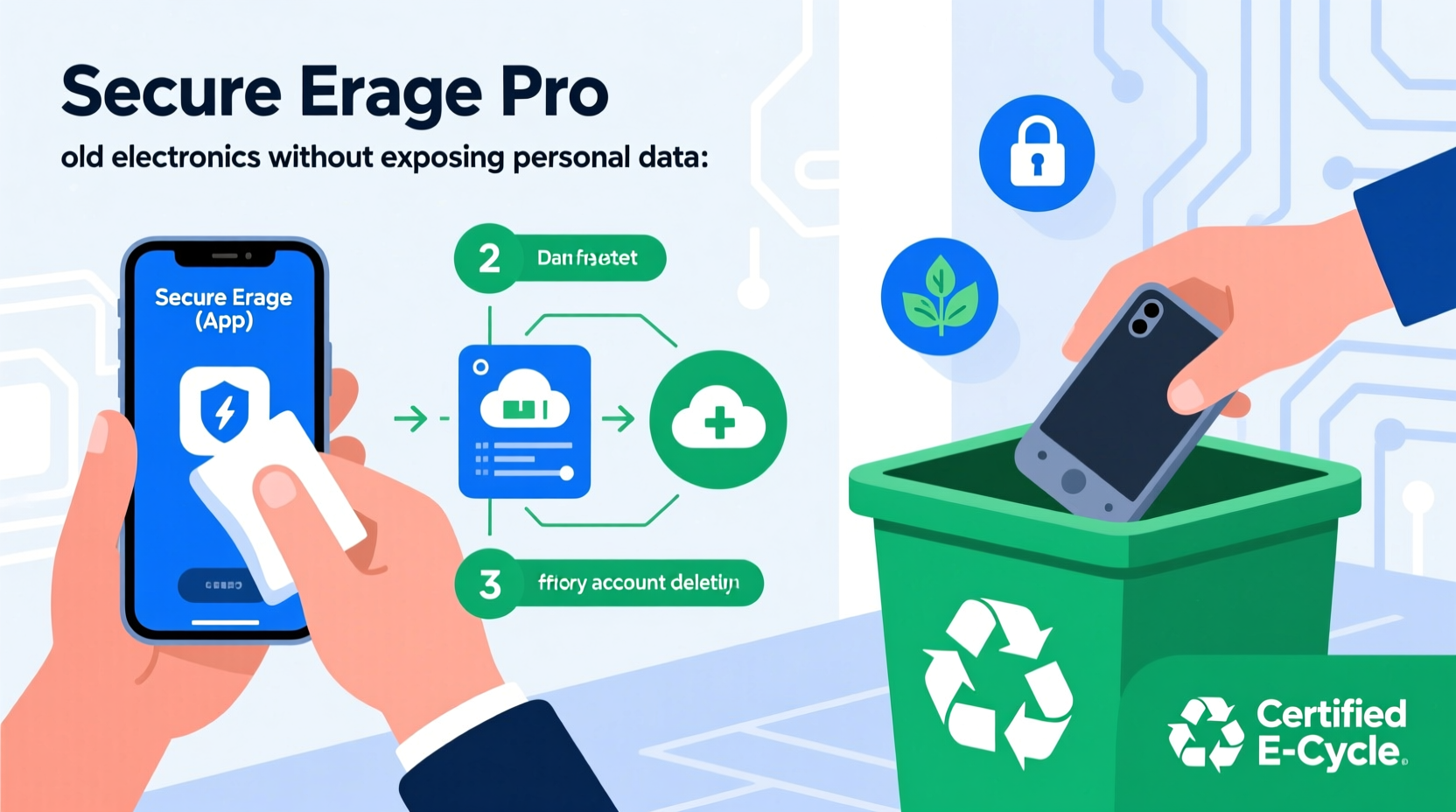 how to safely recycle old electronics without exposing personal data