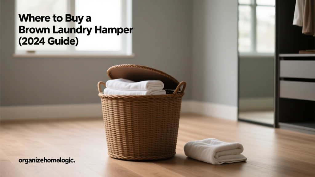 Where to Buy a Brown Laundry Hamper (2024 Guide)
