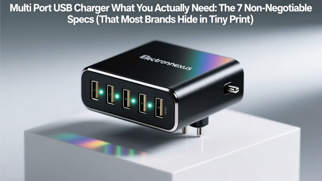 Multi Port USB Charger What You Actually Need: The 7 Non-Negotiable Specs (That Most Brands Hide in Tiny Print)