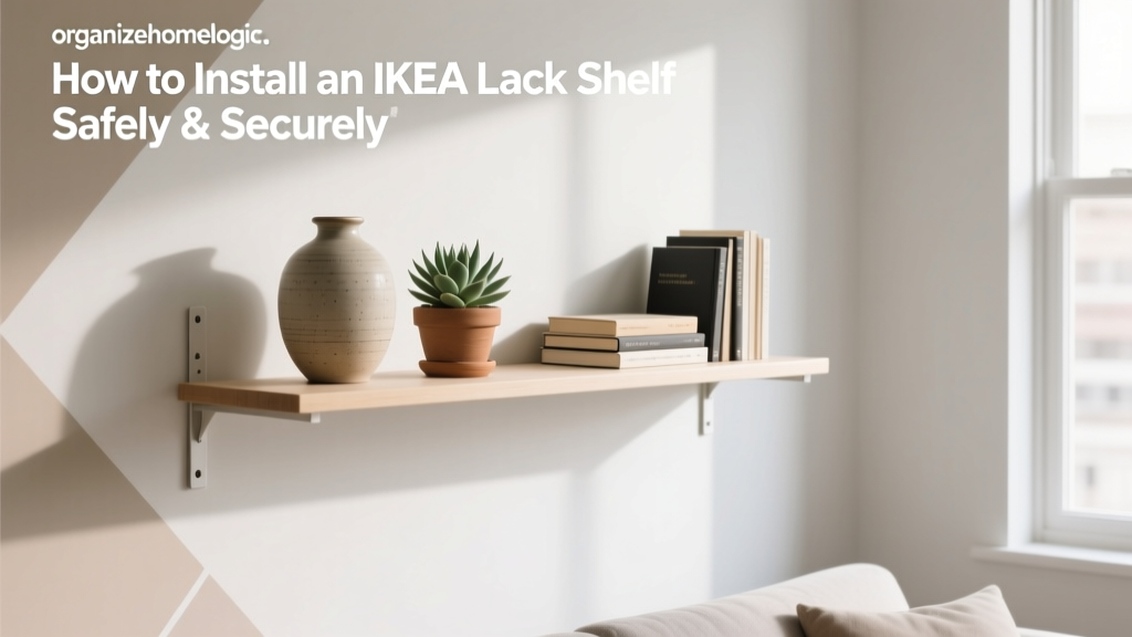 How to Install an IKEA Lack Shelf Safely & Securely