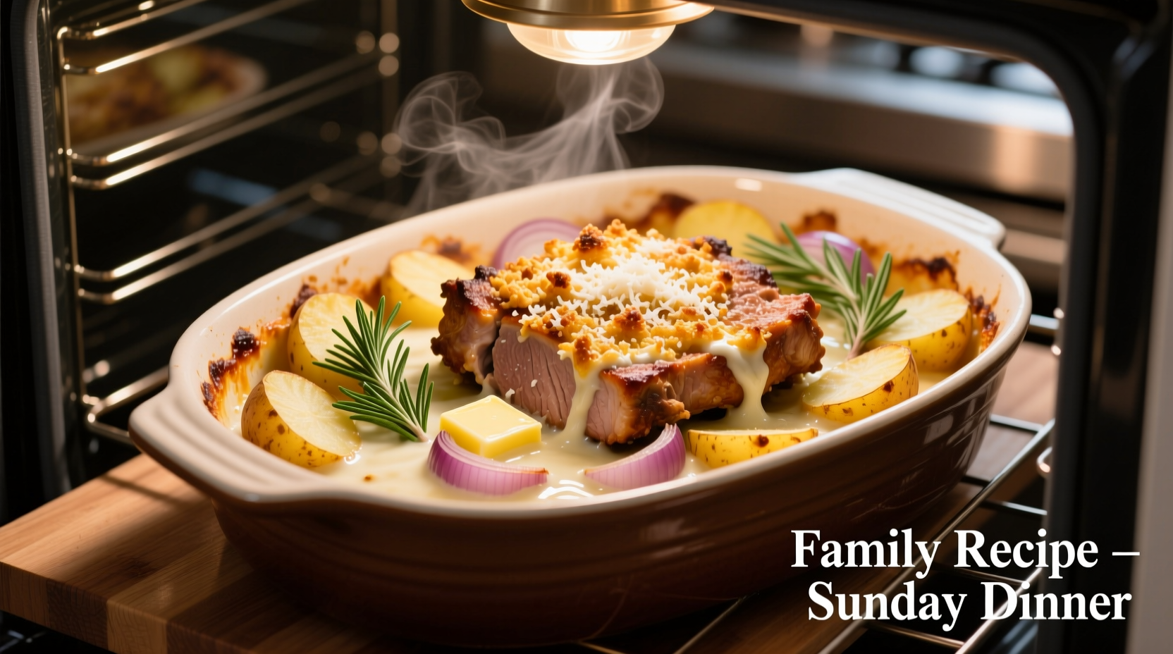 Perfect Pork Chop & Potato Bake Recipe in One Pan