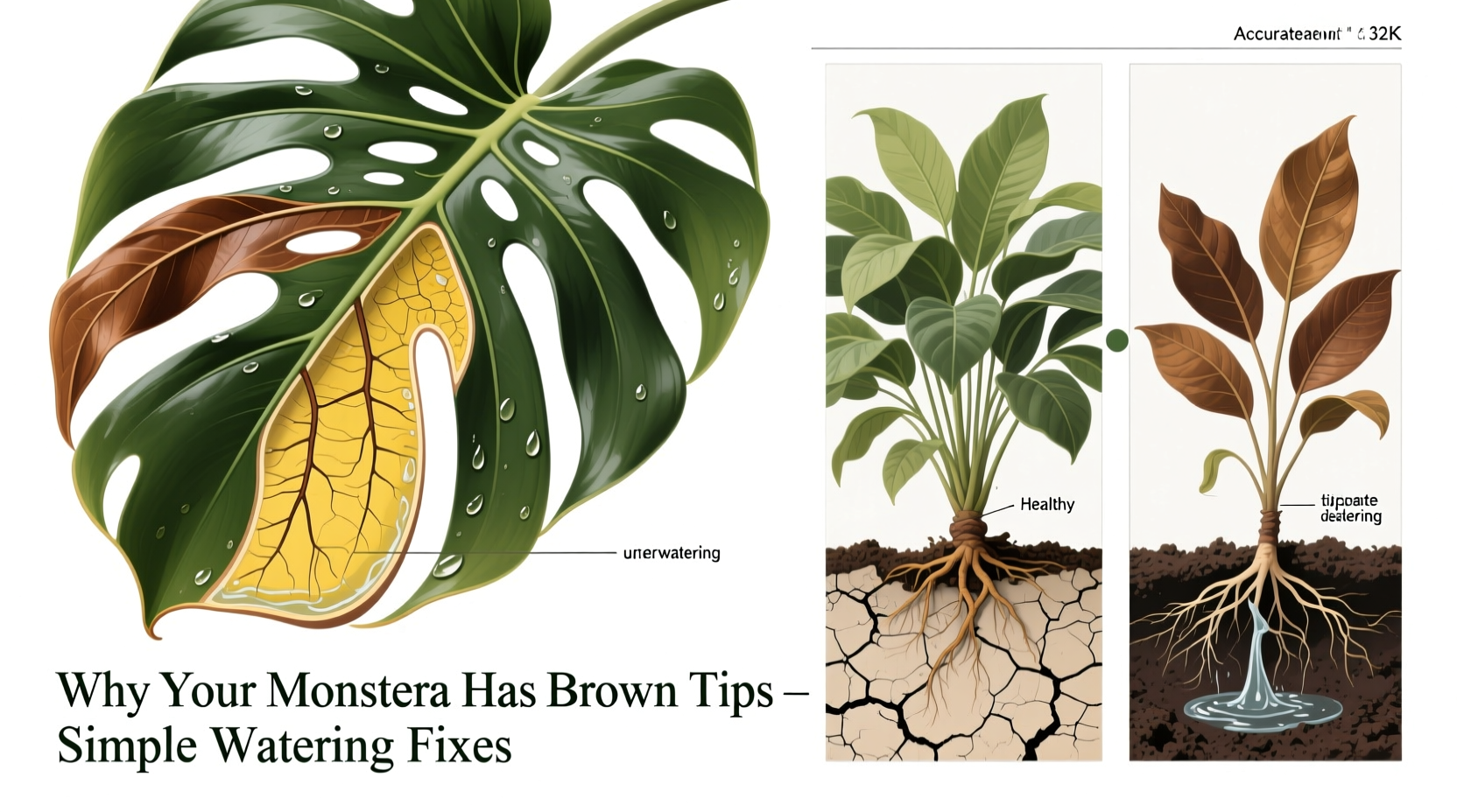 why does my monstera have brown tips simple watering fixes