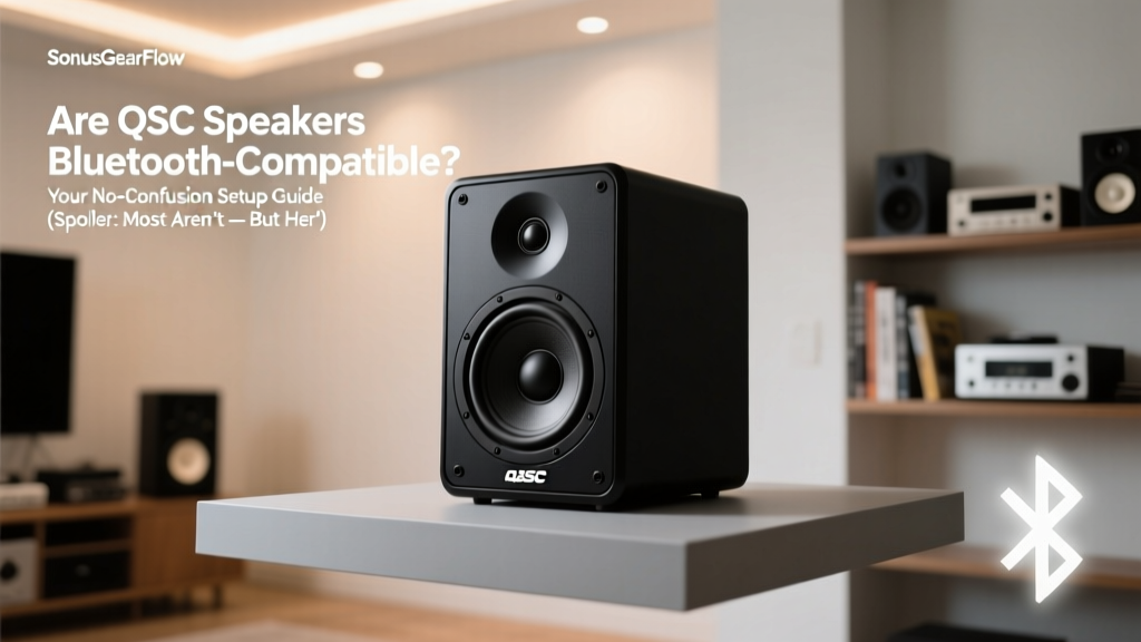 QSC Speakers Bluetooth Setup Guide (2026)