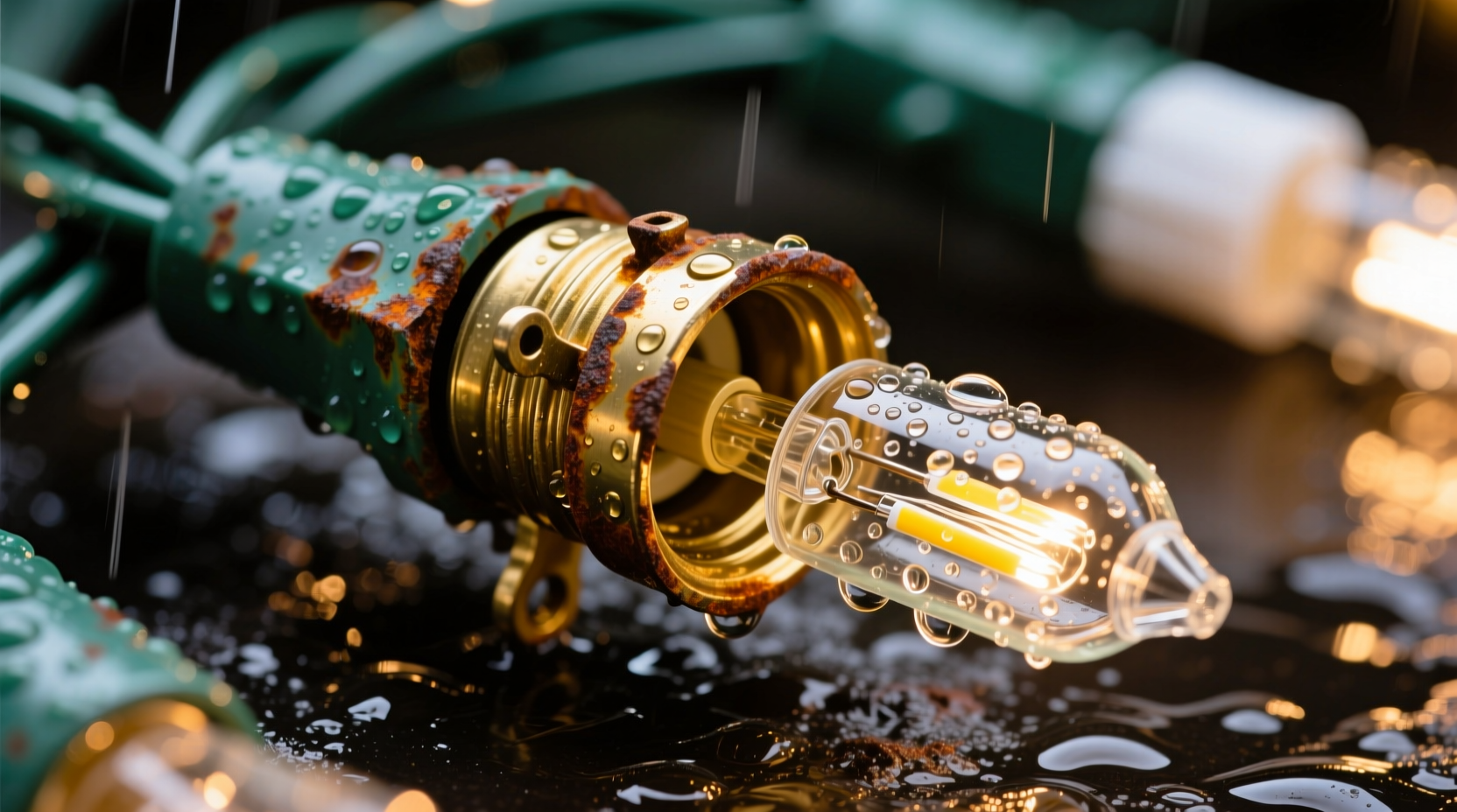 why do vintage christmas light sockets rust and how to prevent it