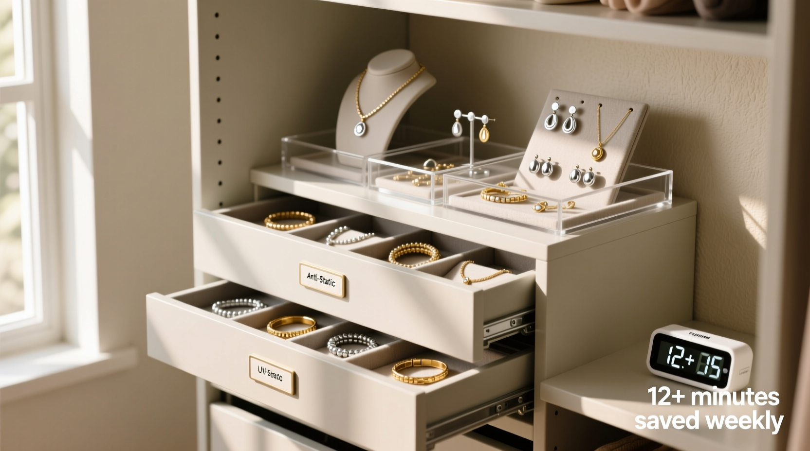closet organization tips best jewelry storage
