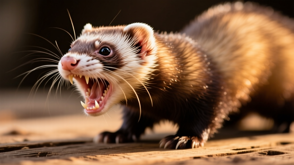 Ferret Biting Behavior