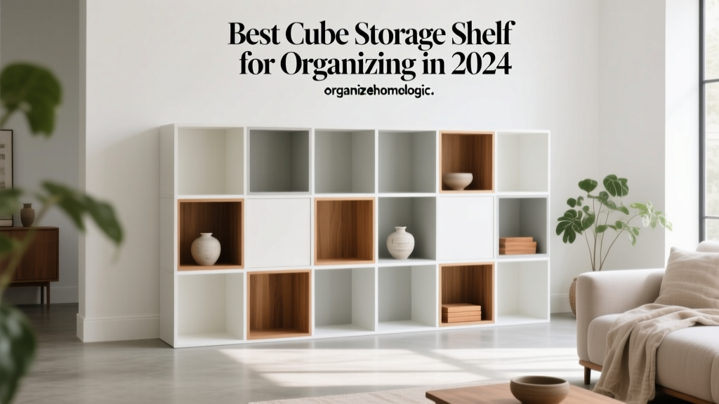Best Cube Storage Shelves for Home Organization 2024
