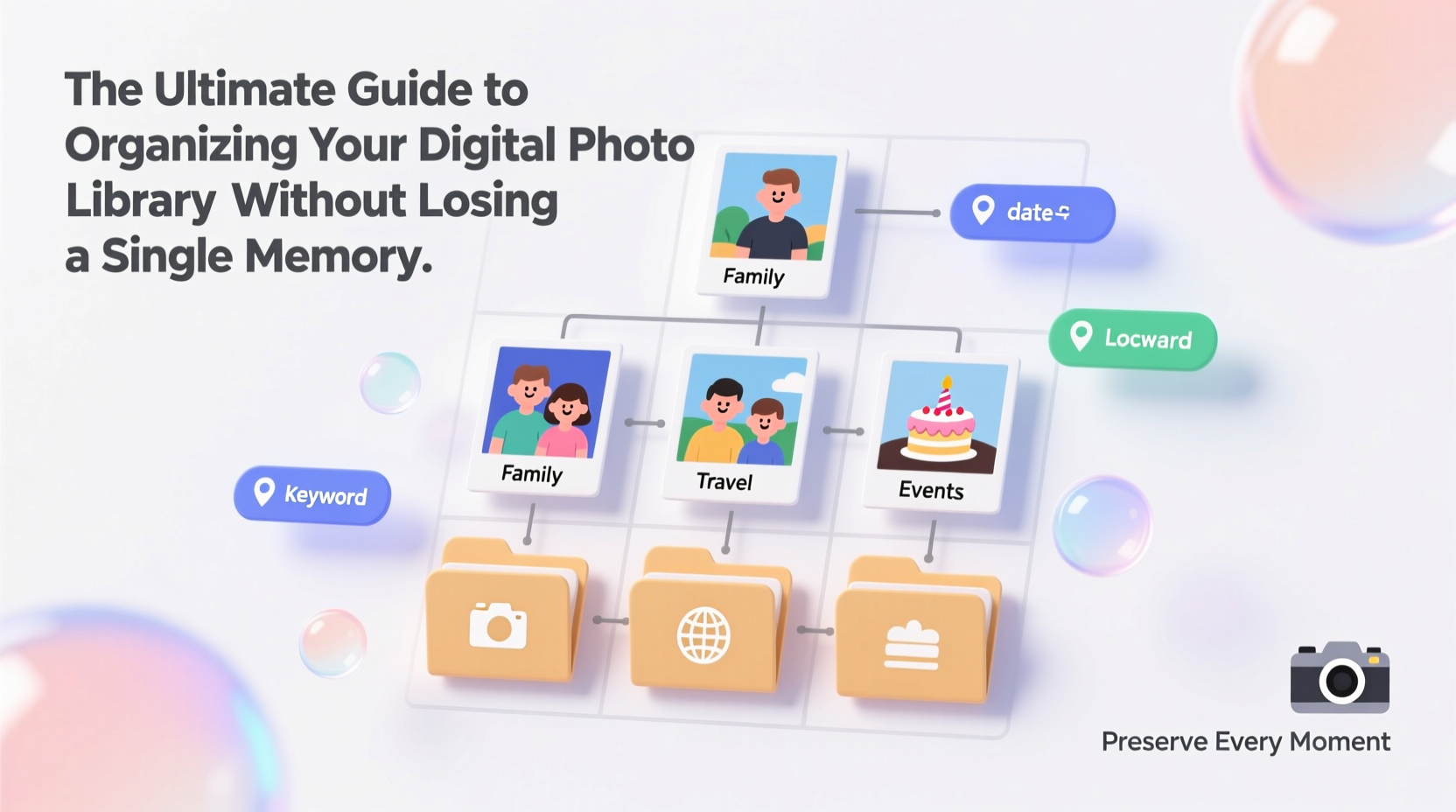 the ultimate guide to organizing your digital photo library without losing a single memory
