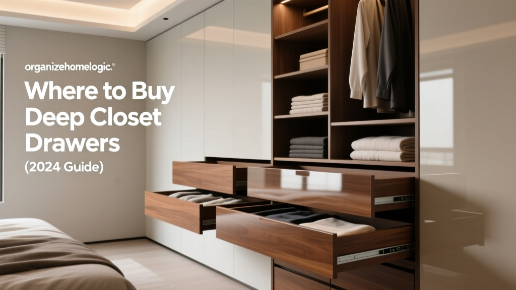 Where to Buy Deep Closet Drawers (2024 Guide)