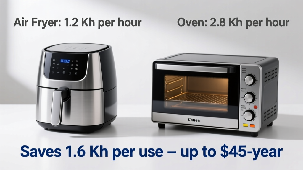 Air Fryer vs Oven Electricity Use: Real Savings Data