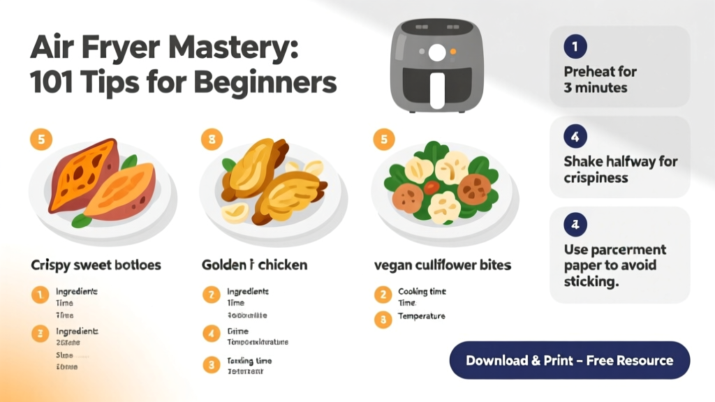 Free Printable Air Fryer Recipes for Beginners