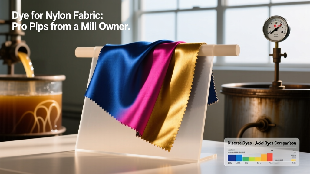 Dye for Nylon Fabric: Pro Tips from a Mill Owner