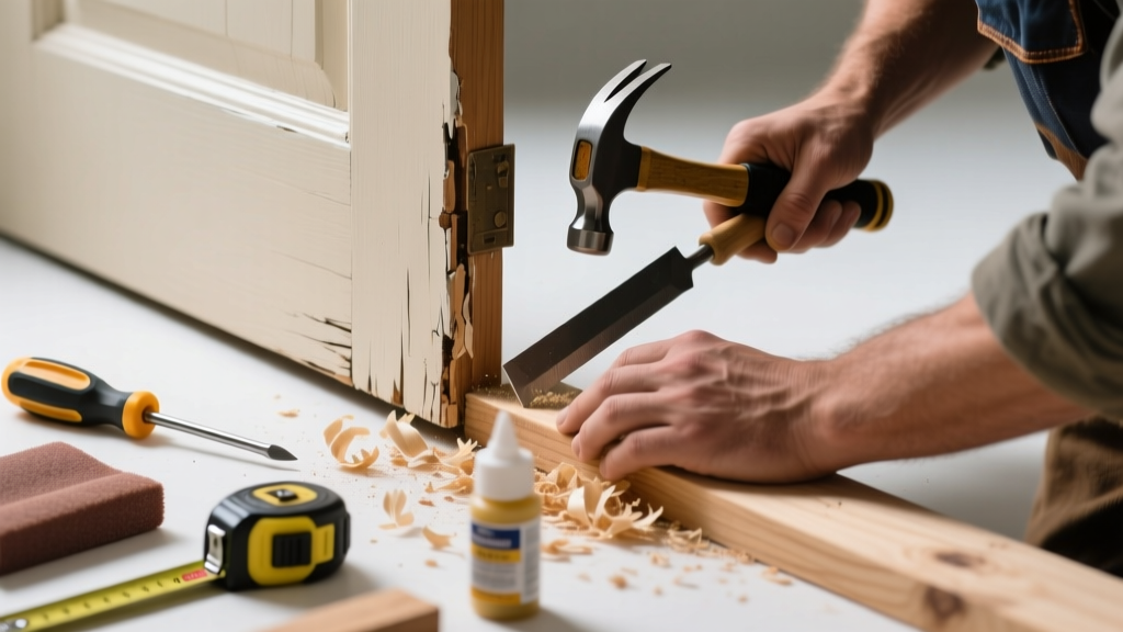 Fixing a Worn Door Threshold Causing Squeaks and Rattles