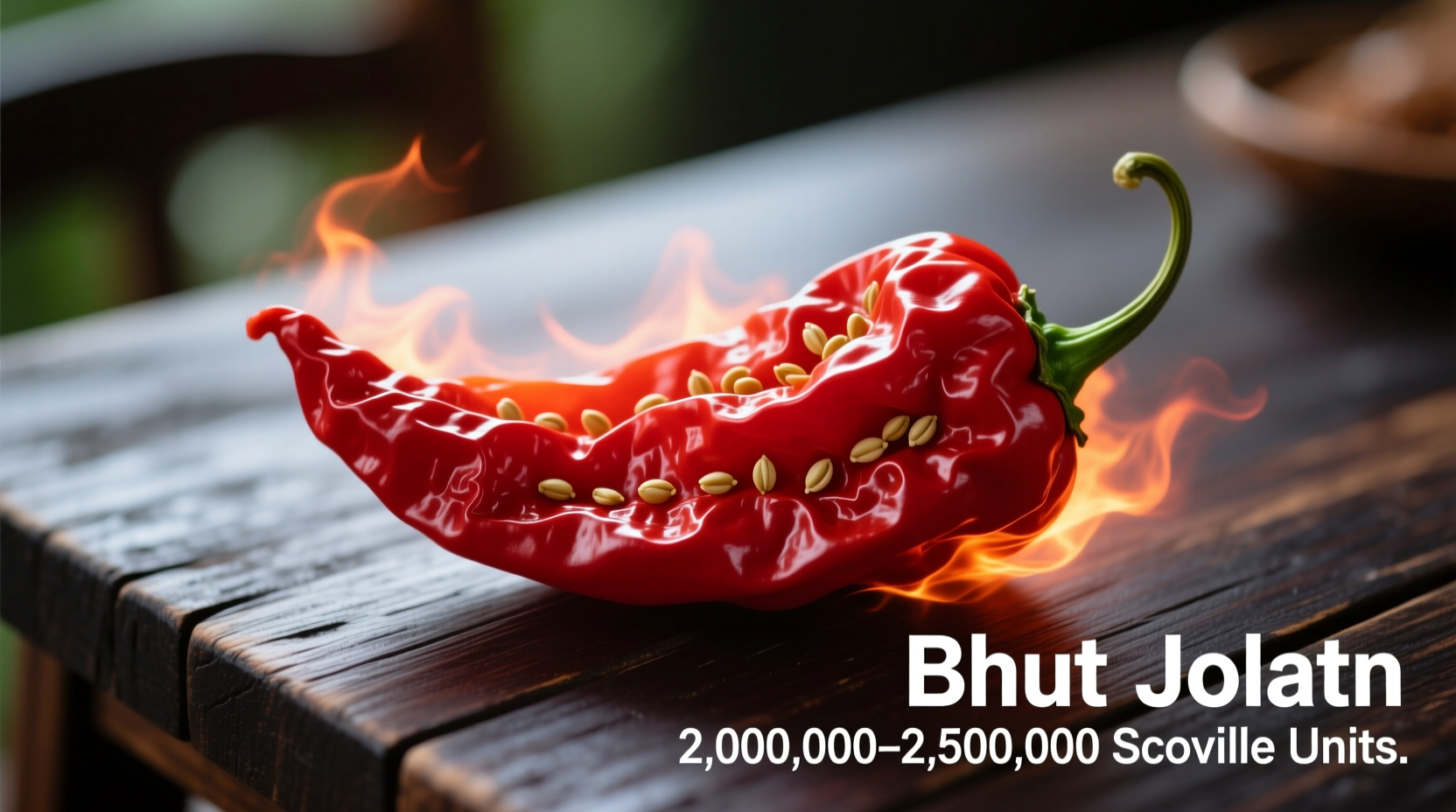 how many scoville units in a ghost pepper