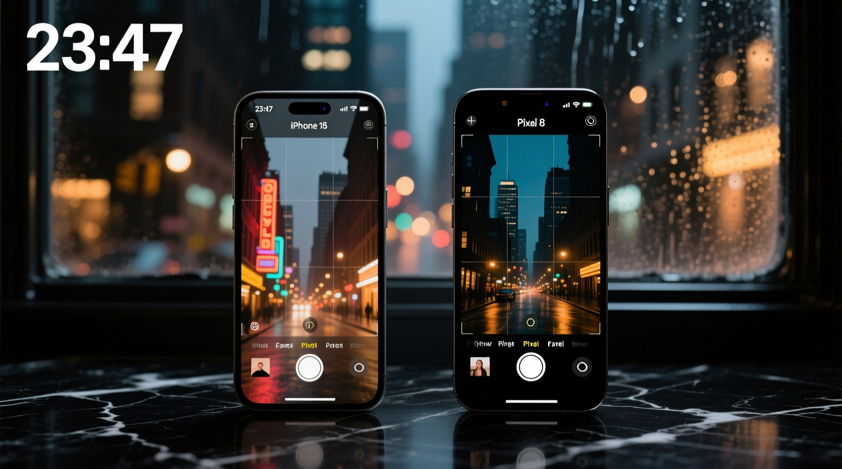 iphone 15 vs pixel 8 camera comparison for low light photography