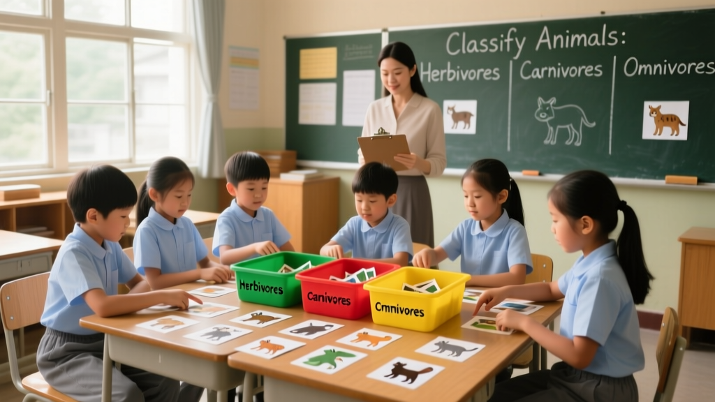 Classifying Animals: Understanding Herbivores, Carnivores, and Omnivores Through Science and Everyday Learning