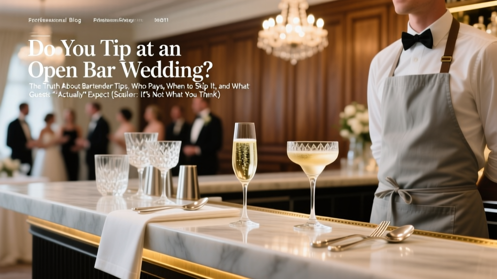 Do You Tip at an Open Bar Wedding? (2026)