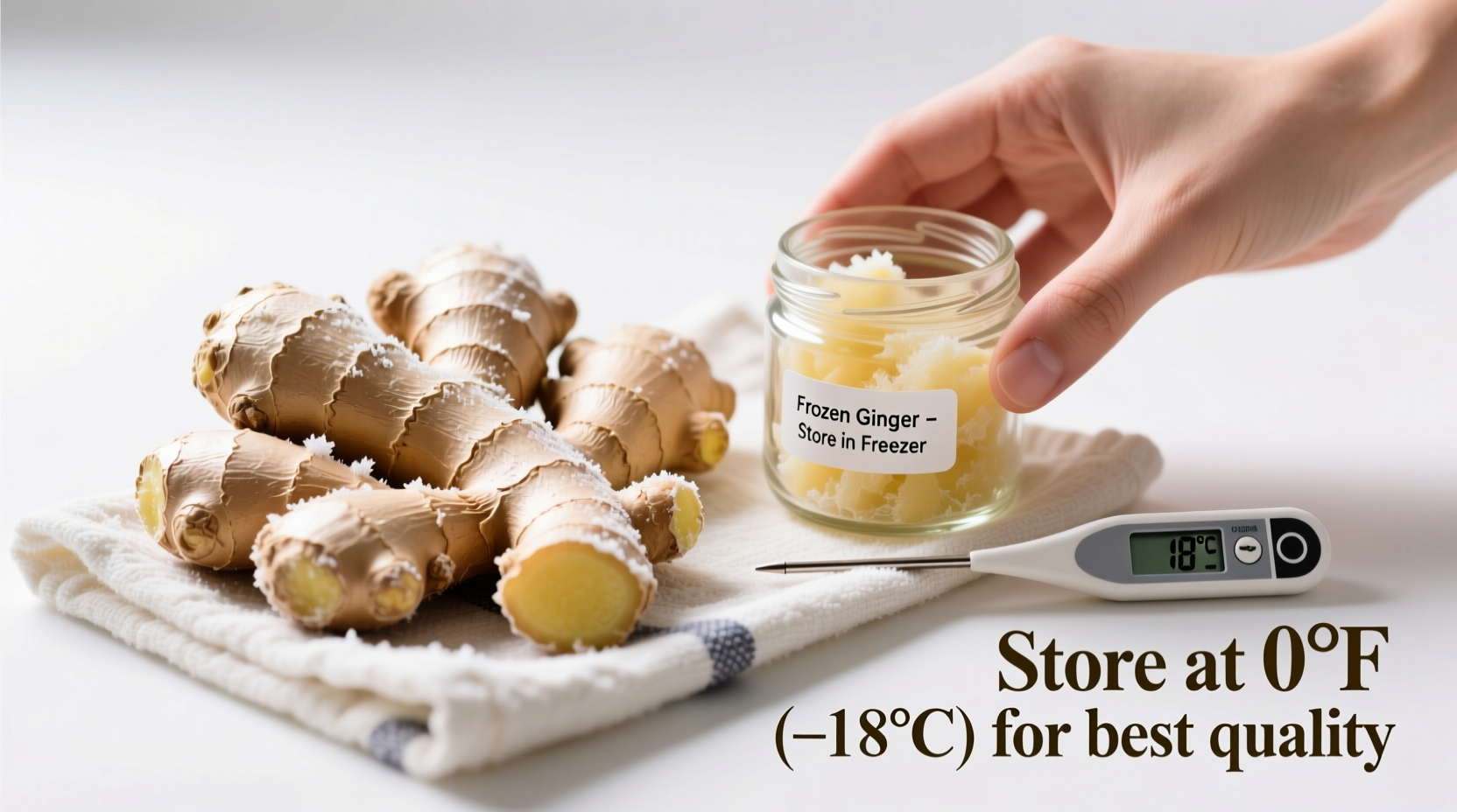 how to use and store frozen ginger effectively