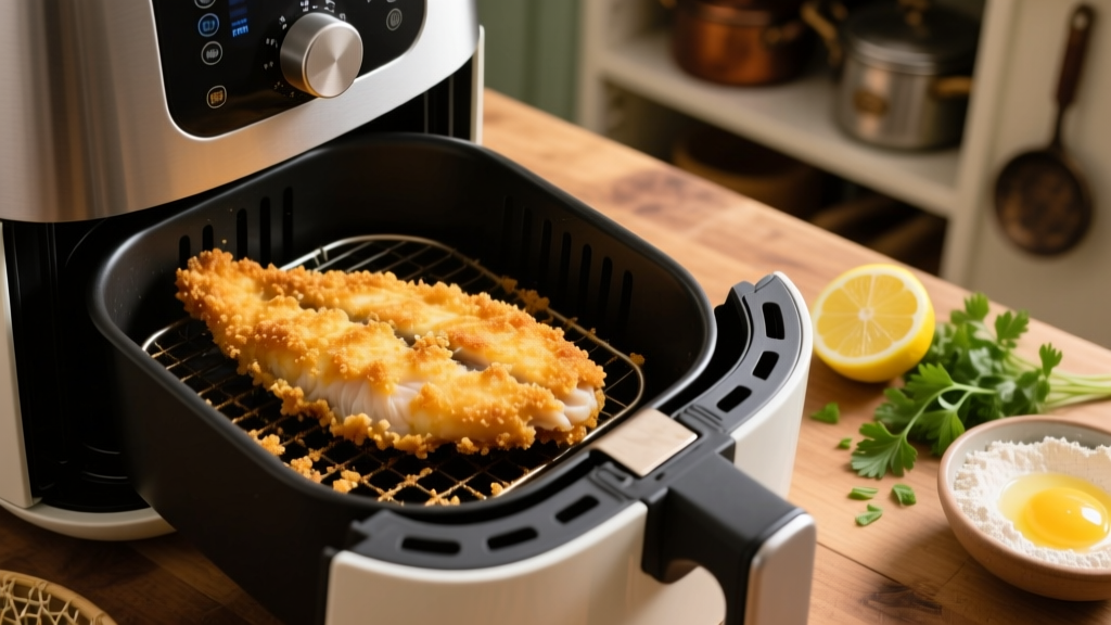 Crispy Breaded Fish in Air Fryer Oven (No Soggy Coating!)