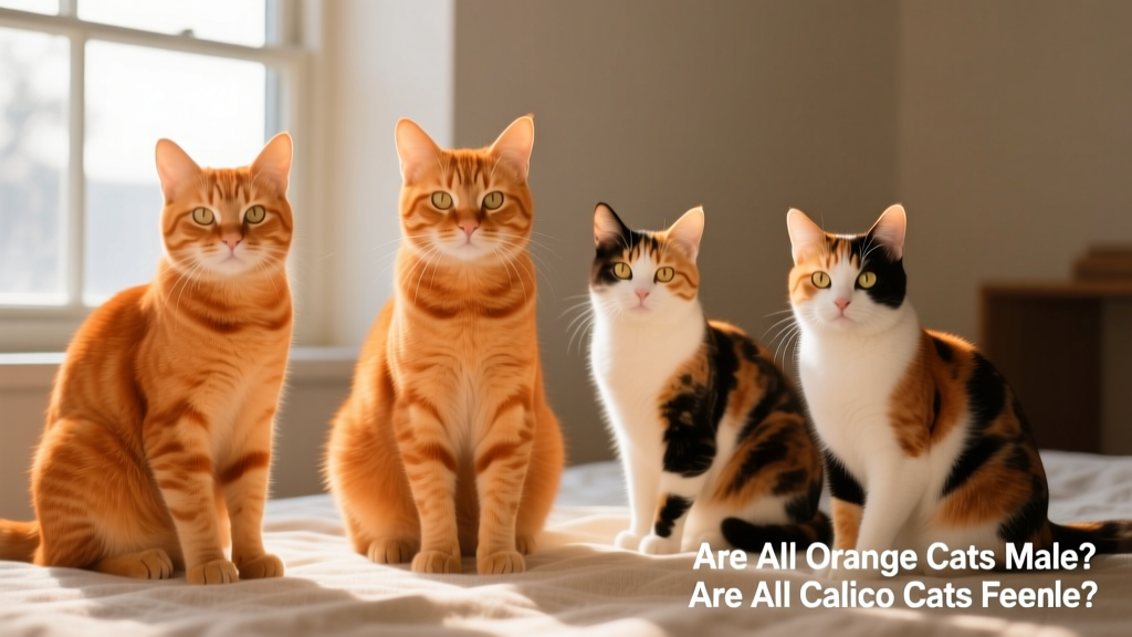 Are All Orange Cats Male and All Calico Cats Female?