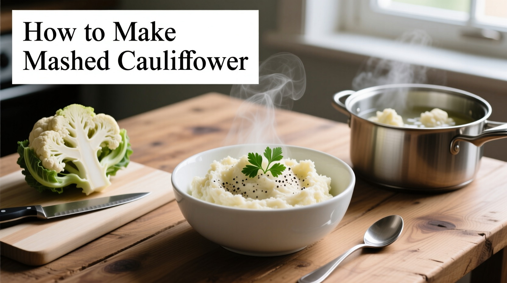 How to Make Mashed Cauliflower: Creamy Low-Carb Recipe
