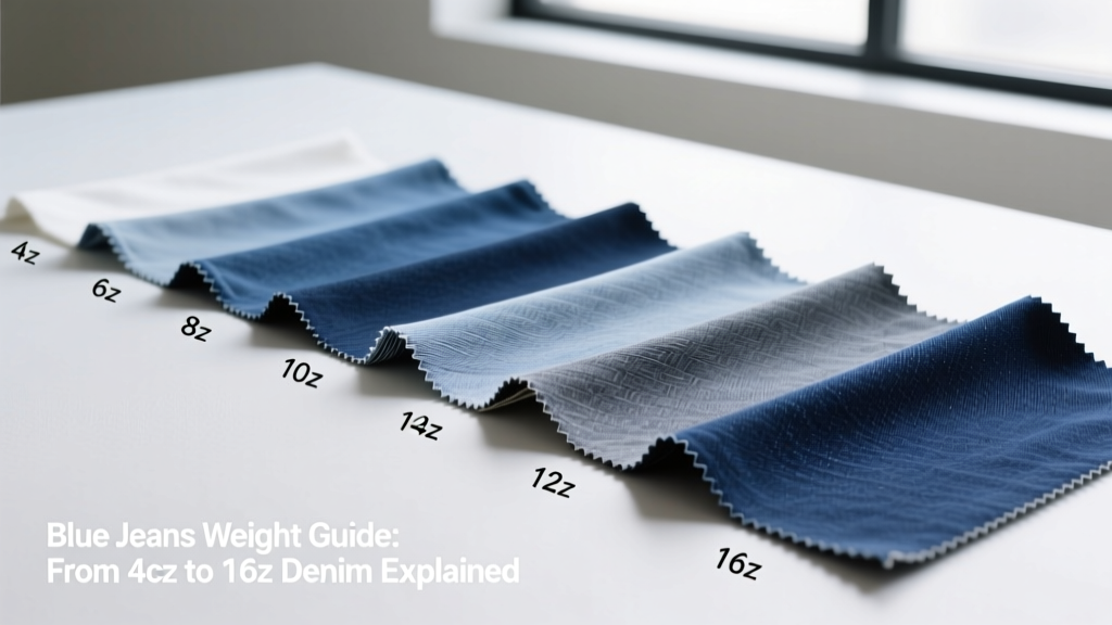 Blue Jeans Weight Guide: From 4oz to 16oz Denim Explained