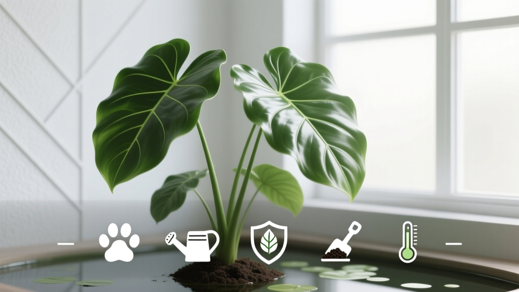 Pond Taro Indoors: Pet-Safe Transition Guide